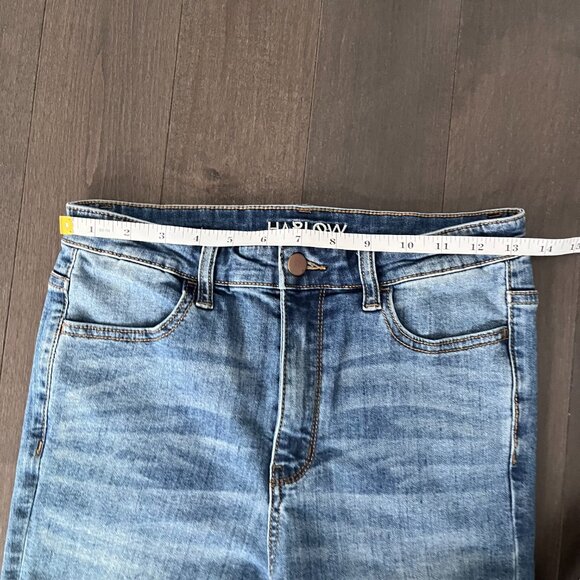 Harlow Women's Medium/Light Wash Jeans Size 28 Skinny Style - Picture 4 of 7